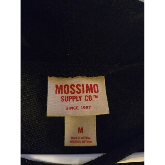 MOSSIMO BLACK HOODIE SZ M - Picture 3 of 5